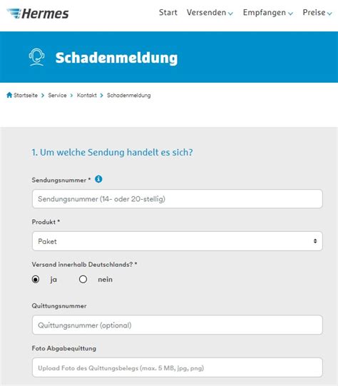 hermes schadenmeldung pdf|hermes paketverhandlungen.